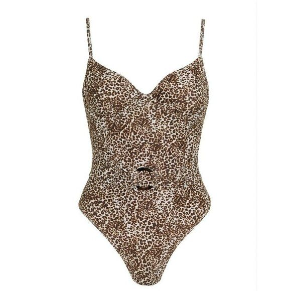 Faithfull The Brand - 10/XL - Women's swim Amalfi One Piece Charlie Leopard 🐆 - Picture 6 of 12
